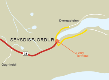 Seysdisfjordur  Freight Ferries